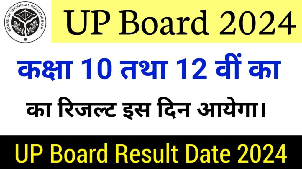 UP Board High School and Intermediate Exam Result 2024