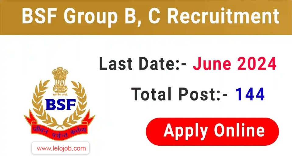BSF Group B and C Recruitment 2024 