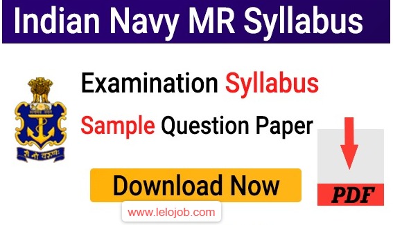Indian Navy MR Syllabus 2024